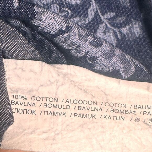 MNG by Mango Blue Floral Denim Tank Top Size XS 📦 - Picture 4 of 7